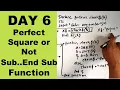 SEE Computer Science Check Perfect Square using Sub and Function Day 6 Readersnepal