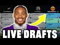 LIVE 2026 Fantasy Football Mock Drafts
