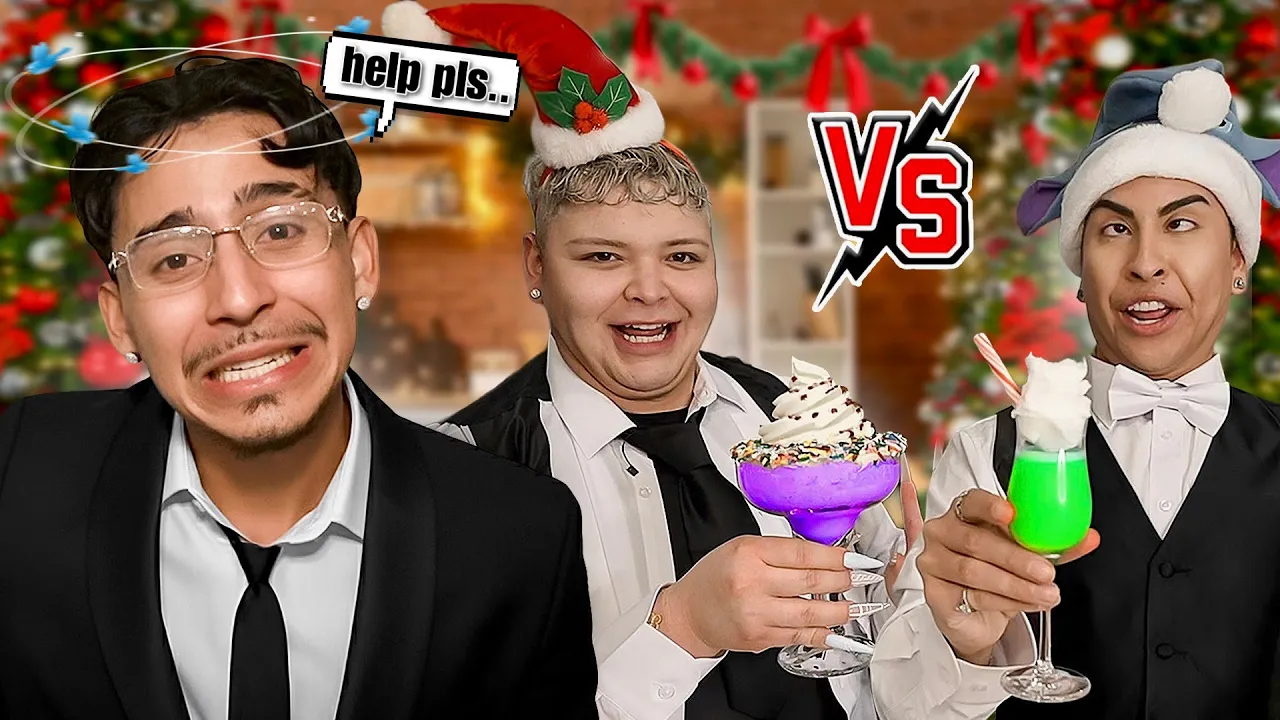 ADAM VS LOUIE *MAKING CHRISTMAS COCKTAILS*