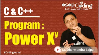 Program for calculating x y Use of While Loop for Beginners C Tutorial -