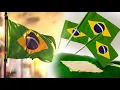 How to Make Brazil Flag Brazilian Cloth flag Making Brazil Football Team