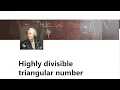 012 - Highly divisible triangular number