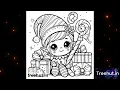 Christmas Elf Coloring Pages - 4695