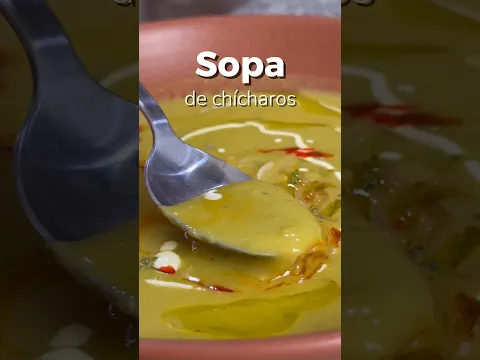 🥣 SOPA CREMOSA DE CHÍCHAROS