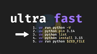 Python with UV is ULTRA Fast