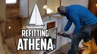 Sail Life – Structural members, bye bye galley & new sail for Obelix – DIY sailboat repair