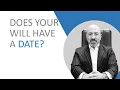 Do You Need To Date Your Will