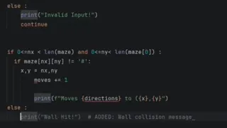 Maze Game Level 1 Part 1 Python