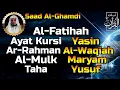 Download Lagu Surah Al Fatihah (Ayat Kursi) Yasin,Ar Rahman,Al Waqiah,Al Mulk,Maryam,Taha,Yusuf By Saad Al Ghamdi