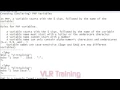 Php Variables part 1 In English 06-vlr training