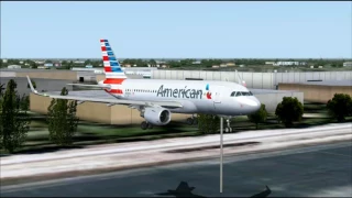 AA2309 A319 AMERICAN AIRLINES HOUSTON - MIAMI