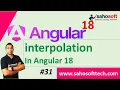 interpolation in Angular 18 Data Binding in Angular Angular 18 Tutorials in Hindi