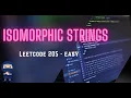 Isomorphic Strings - LeetCode