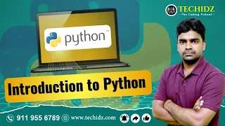 Introduction to Python Python Programming Tutorial TechidZ by Srinivas Garapati