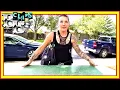 WE FOUND THIS AWESOME CRACKED ICE MCM FORMICA TABLE AT A GARAGE SALE