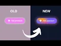Modern CSS Glowing Gradient background Button HTML CSS Animation