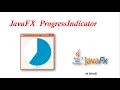 JavaFXTutorial ProgressIndicator in JavaFX