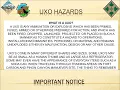Fort Carson UXO Safety Brief