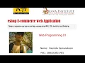 web application 1 java institute 1st year web programing assignment Task 01