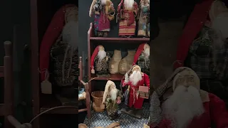 Arnett Santas at the Back to Our Roots Antique Show
