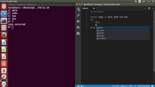 Shell Scripting Tutorial for Beginners 21 Select loop