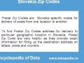 About Slovakia Postal Codes Lookup