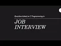 Interview question in C Programming Type 1 - Swapping two variable using temp variable