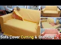 Sofa Cover Cutting Stitching Step by Step Sofa Cover Banane Ka Tarika Sofa Making Tutorial