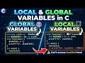 Local and Global variables in C Easy Coding