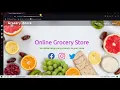 Python Django Project - ONLINE GROCERY STORE