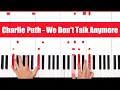 Download Lagu We Don’t Talk Anymore Charlie Puth Piano Tutorial Full Song