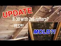 Will rigid foam cause problems My foam board after 3 years R-30 with 2x6 rafters update