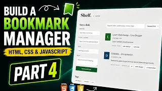 Build a Bookmark Manager with HTML Complete Page Structure - Part 4