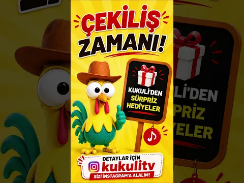 📣📱 TÜM DETAYLAR INSTAGRAM SAYFAMIZDA!  #kukuli #çocukşarkıları #çocukvideoları #çekiliş