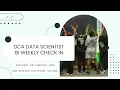 DCA Data Science Bi-Weekly Check-In