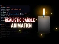 How to Create Animated Candle using Html and CSS Realistic Candle Animation using HTML and CSS