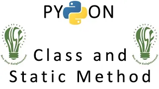 07 OOP in Python Class Method Static Method