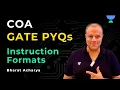 COA Instruction Formats GATE PYQs by Bharat Acharya GATE