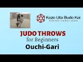 Judo Throws for Beginners Basics of Ouchi-Gari