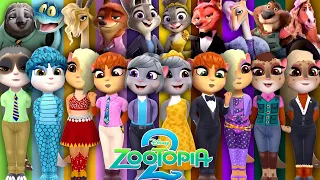🦊🐰Zootopia 2 Some Character's Inspired Outfit Looks | Creative Dress-Up Fun in My Talking Angela 2 ✨