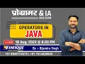 Operators in JAVA By Bijendra Sir RPSC Programmer Vacancy in Rajasthan 2022 IA Vacancy 2022