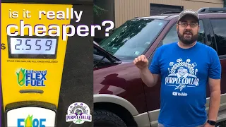 E85 is a waste of money Flex Fuel vs Regular Unleaded MPG and Cost