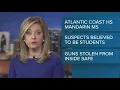 Extra security at Atlantic Coast High and Mandarin Middle School after 5 guns allegedly stolen