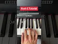 Rush E Tutorial Both Hands With Note Names Easy