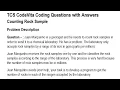 TCS CodeVita Python Coding Question Counting Rock Sample Answer