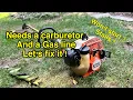 Replacing the Carb and gas line on a Stihl fs55r