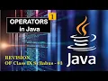 Operators in Java ICSE Class 10 Part 1 Java for beginners Computer Applications ICSE Class 10