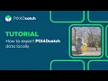 How to export PIX4Dcatch data locally