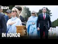 Hegseth s wife Jennifer Rauchet STUNS in blue at D-Day event The US Sun