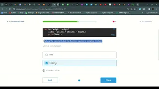 68 Custom Functions Python Developer Sololearn